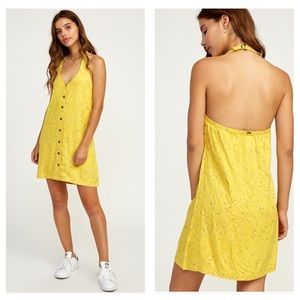 Yellow Floral Dress